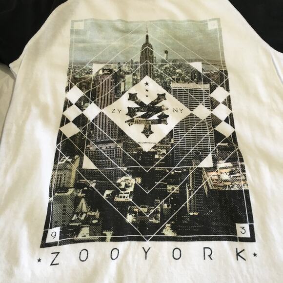 Zoo York baseball style size small (8) long sleeve women's t-shirt - Picture 1 of 10